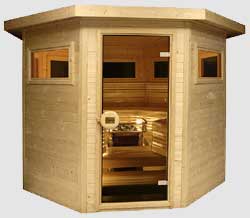 Blockbohlensauna LUMME